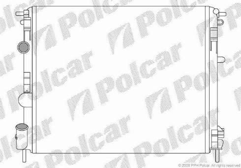 Polcar 606008-6 - Radiator, mühərrikin soyudulması furqanavto.az