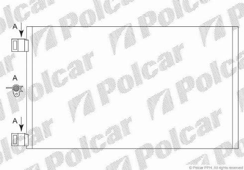 Polcar 6062K8C1 - Kondenser, kondisioner furqanavto.az