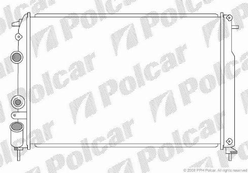 Polcar 600708-6 - Radiator, mühərrikin soyudulması furqanavto.az