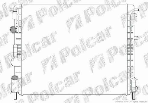 Polcar 601508-4 - Radiator, mühərrikin soyudulması furqanavto.az