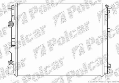 Polcar 601508A5 - Radiator, mühərrikin soyudulması furqanavto.az