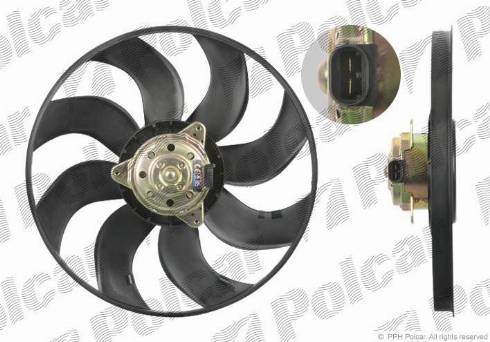 Polcar 601523U1 - Fen, radiator furqanavto.az