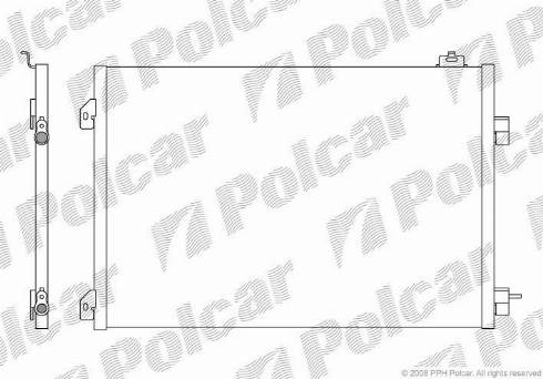 Polcar 6016K82X - Kondenser, kondisioner furqanavto.az