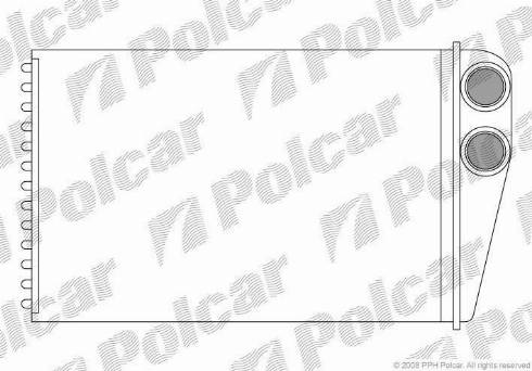 Polcar 6012N81X - İstilik dəyişdiricisi, daxili isitmə furqanavto.az