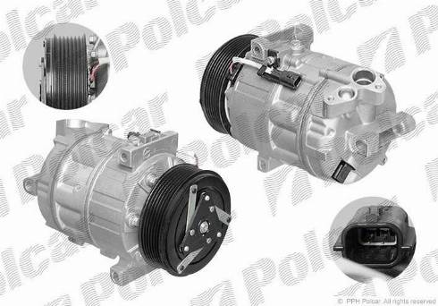 Polcar 6038KS1X - Kompressor, kondisioner furqanavto.az