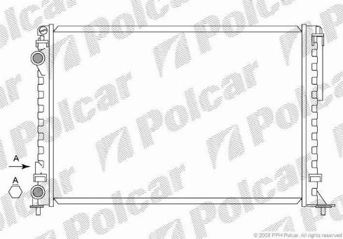 Polcar 603208-3 - Radiator, mühərrikin soyudulması furqanavto.az