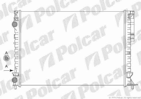 Polcar 603208A3 - Radiator, mühərrikin soyudulması furqanavto.az