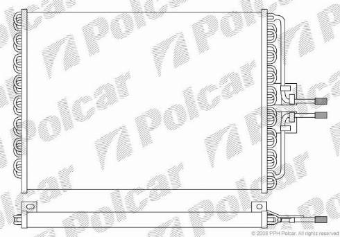 Polcar 6032K81X - Kondenser, kondisioner furqanavto.az