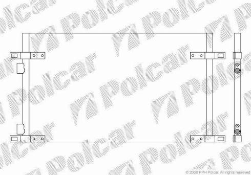 Polcar 6032K82X - Kondenser, kondisioner furqanavto.az