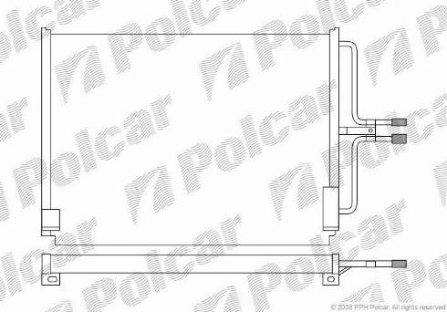 Polcar 6032K8B1 - Kondenser, kondisioner furqanavto.az