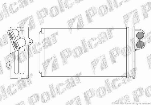 Polcar 6032N8-1 - İstilik dəyişdiricisi, daxili isitmə furqanavto.az