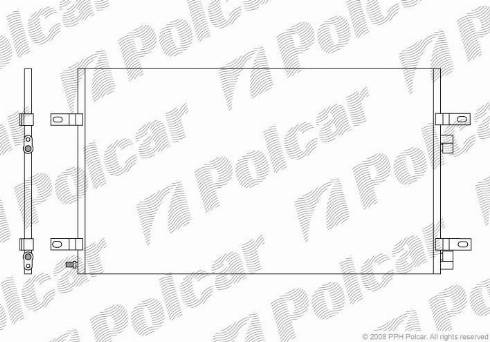 Polcar 6037K8C1 - Kondenser, kondisioner furqanavto.az