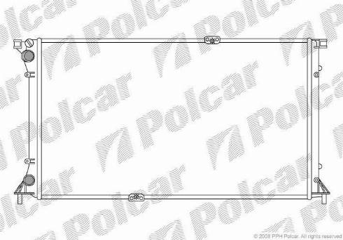 Polcar 602608A4 - Radiator, mühərrikin soyudulması furqanavto.az