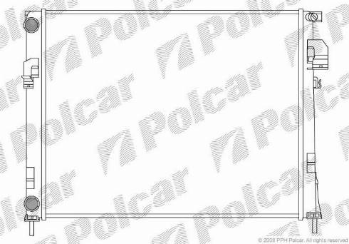 Polcar 602608-1 - Radiator, mühərrikin soyudulması furqanavto.az