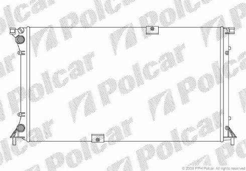 Polcar 6026083X - Radiator, mühərrikin soyudulması furqanavto.az