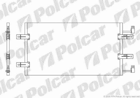 Polcar 6026K82X - Kondenser, kondisioner furqanavto.az