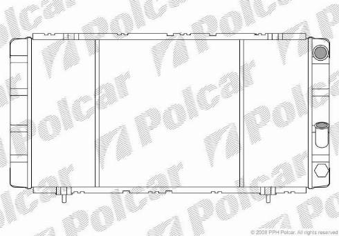 Polcar 602108-3 - Radiator, mühərrikin soyudulması furqanavto.az