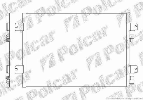 Polcar 6070K8C2 - Kondenser, kondisioner furqanavto.az