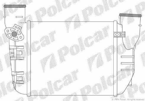 Polcar 6740J81X - Intercooler, şarj cihazı furqanavto.az