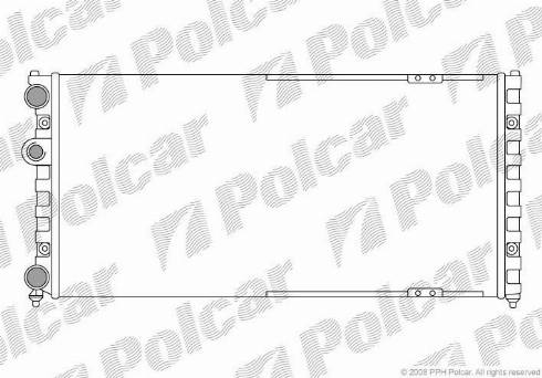 Polcar 671308-5 - Radiator, mühərrikin soyudulması furqanavto.az