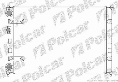 Polcar 671308-1 - Radiator, mühərrikin soyudulması furqanavto.az