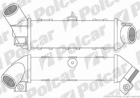 Polcar 6713J81X - Intercooler, şarj cihazı furqanavto.az