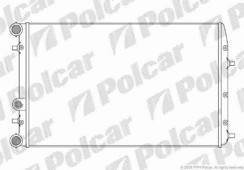 Polcar 673008-1 - Radiator, mühərrikin soyudulması furqanavto.az