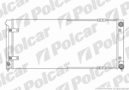 Polcar 672008A1 - Radiator, mühərrikin soyudulması furqanavto.az