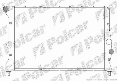 Polcar 1404082X - Radiator, mühərrikin soyudulması furqanavto.az