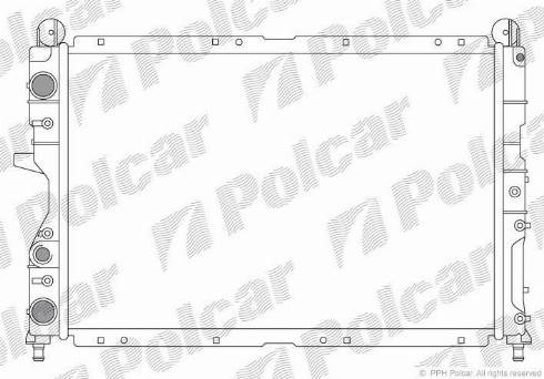 Polcar 1405084X - Radiator, mühərrikin soyudulması furqanavto.az