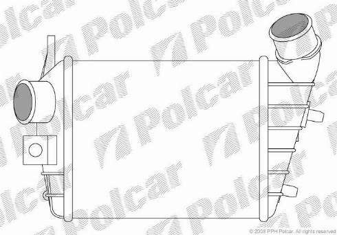 Polcar 1408J8-1 - Intercooler, şarj cihazı furqanavto.az