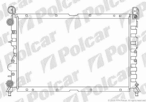 Polcar 1402084X - Radiator, mühərrikin soyudulması furqanavto.az