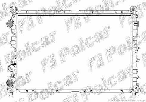 Polcar 140208-4 - Radiator, mühərrikin soyudulması furqanavto.az
