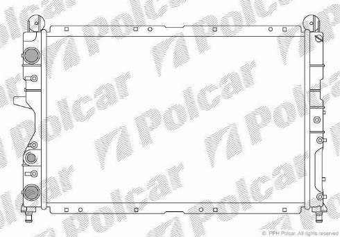 Polcar 1402086X - Radiator, mühərrikin soyudulması furqanavto.az