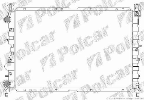 Polcar 1402083X - Radiator, mühərrikin soyudulması furqanavto.az