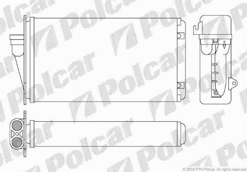 Polcar 1402N81X - İstilik dəyişdiricisi, daxili isitmə furqanavto.az