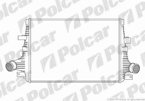 Polcar 1411J81X - Intercooler, şarj cihazı furqanavto.az