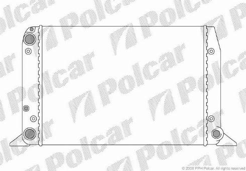 Polcar 130708-1 - Radiator, mühərrikin soyudulması furqanavto.az