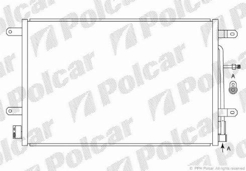 Polcar 1335K8C2 - Kondenser, kondisioner furqanavto.az