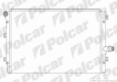 Polcar 1331084X - Radiator, mühərrikin soyudulması furqanavto.az