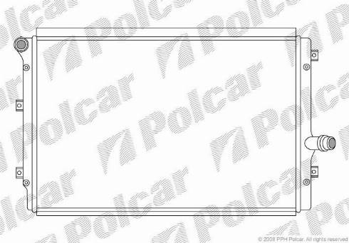 Polcar 133108-4 - Radiator, mühərrikin soyudulması furqanavto.az