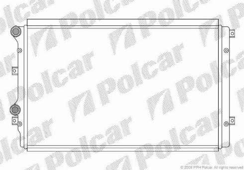 Polcar 133108-2 - Radiator, mühərrikin soyudulması furqanavto.az