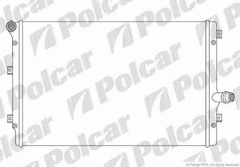 Polcar 133108A4 - Radiator, mühərrikin soyudulması furqanavto.az