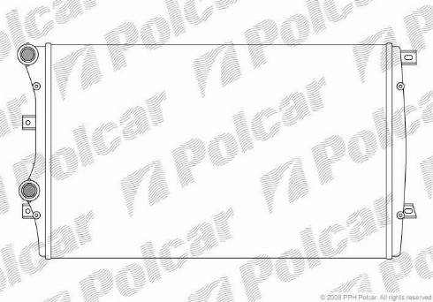 Polcar 133108A2 - Radiator, mühərrikin soyudulması furqanavto.az
