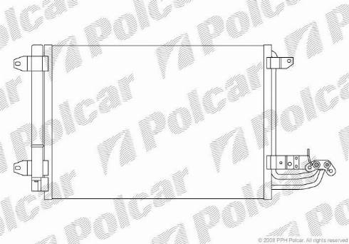 Polcar 1331K81X - Kondenser, kondisioner furqanavto.az