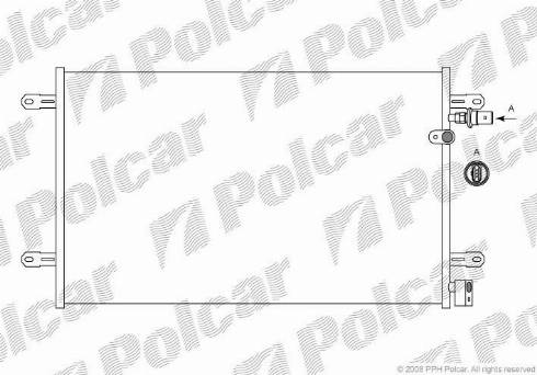 Polcar 1338K81X - Kondenser, kondisioner furqanavto.az