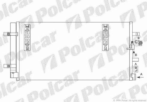 Polcar 1337K81X - Kondenser, kondisioner furqanavto.az