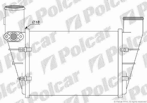 Polcar 1324J8-1 - Intercooler, şarj cihazı furqanavto.az