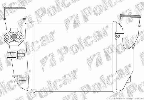 Polcar 1325J8-1 - Intercooler, şarj cihazı furqanavto.az