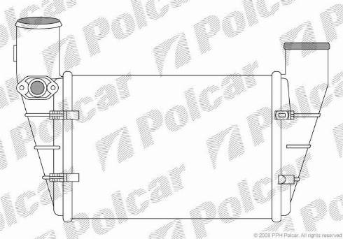 Polcar 1325J87X - Intercooler, şarj cihazı furqanavto.az